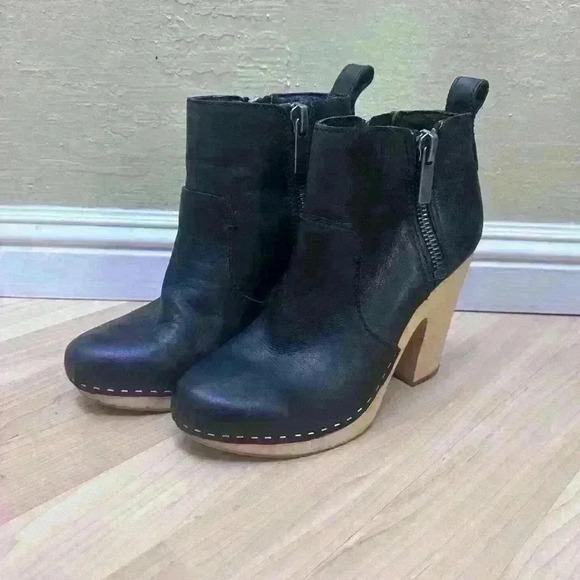 Dolce Vita Ankle Booties Black Zip Boots size 38 💞 - Picture 4 of 5